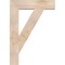 Ekena Millwork Traditional Block Smooth Bracket, Douglas Fir, 5 1/2"W x 28"D x 40"H BKT06X28X40TRA05SDF - alternate 4